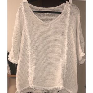 Lou & grey relaxed white sweater